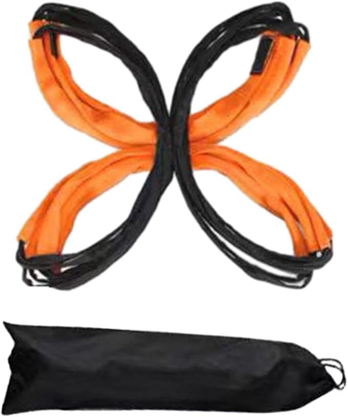 Agility Ladder Speed Ladder Staircase Instant Set up Foldable Training Equipment Agility Training Ladder for Foot Exercise