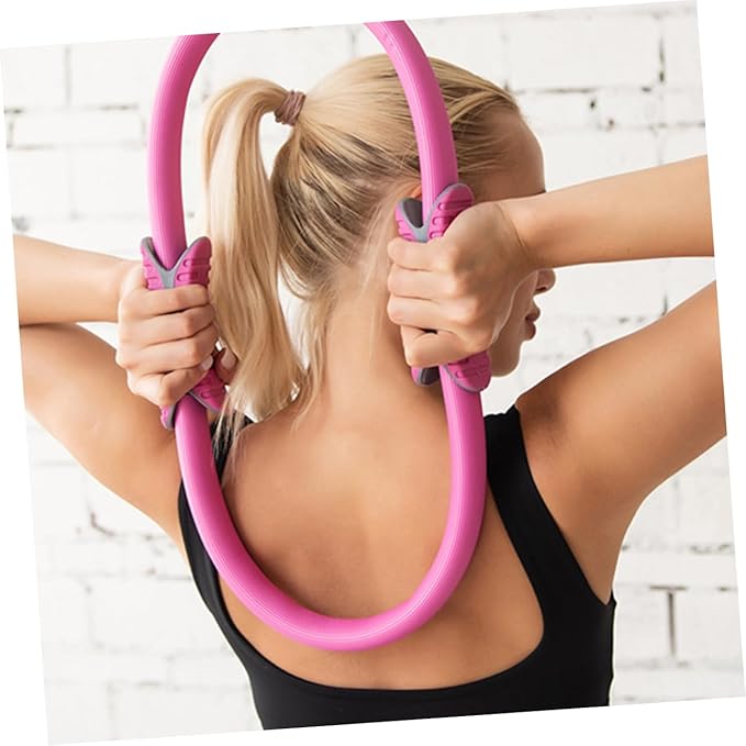 VICASKY Yoga Circle Items Yoga Ring Gym Accessories Gear Thigh Adult Woman Gymnastics Non Waist Pilates Circle