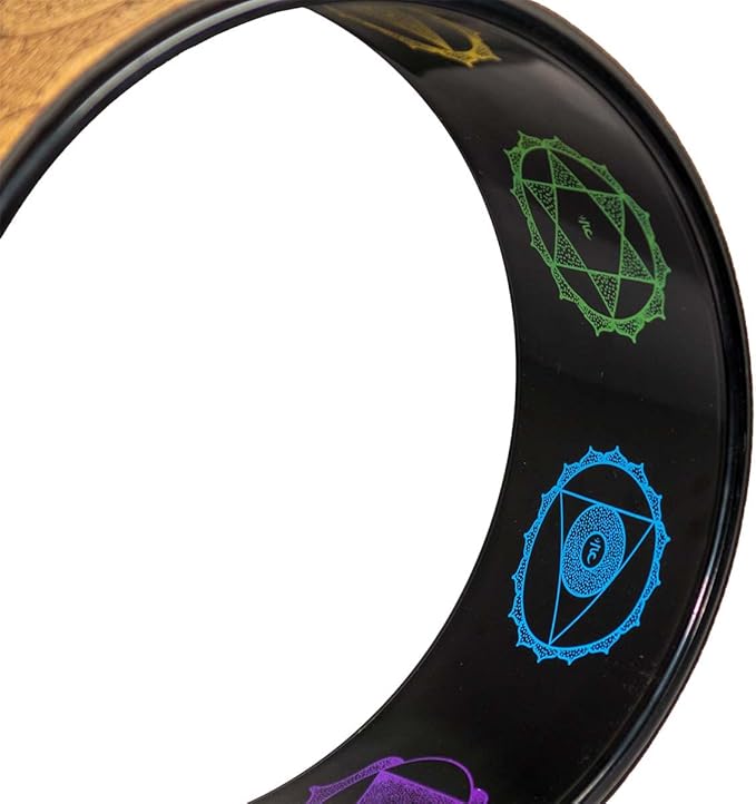 Enlighten Yoga Wheel - Great for Adding Active Strength and Flexibility to Your Exercise and Yoga Practice