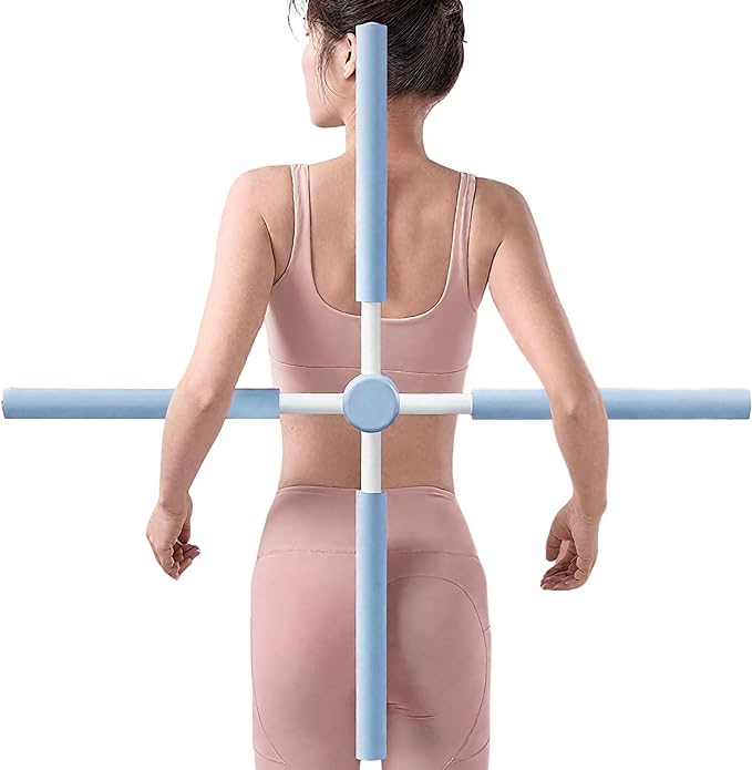 Yoga Postures Stick for Women – Humpback Correction Tool, Aligning Aid, Adjustable Spine & Neck Support, Daily Sitting Exercise | Portable Back Straightener Office, Home, Travel, Practice