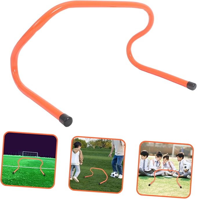 2pcs Agility Training Hurdles Lightweight Plastic Equipment for Boys and Girls Soccer Football and Athletic Drills Speed Coordination and Balance Height