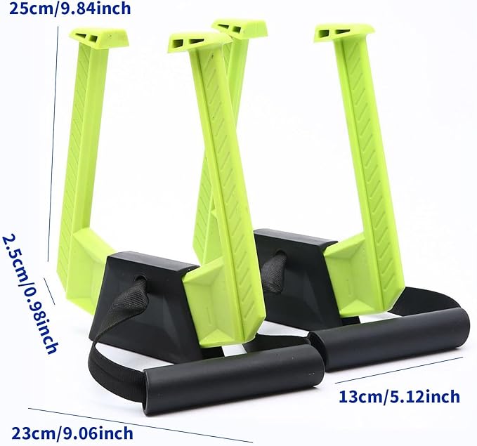 Colaxi 2X Portable Bar Door Frame Grip Attachments Nonslip Strength Training Equipment for Hotel Core Training Workout Indoor