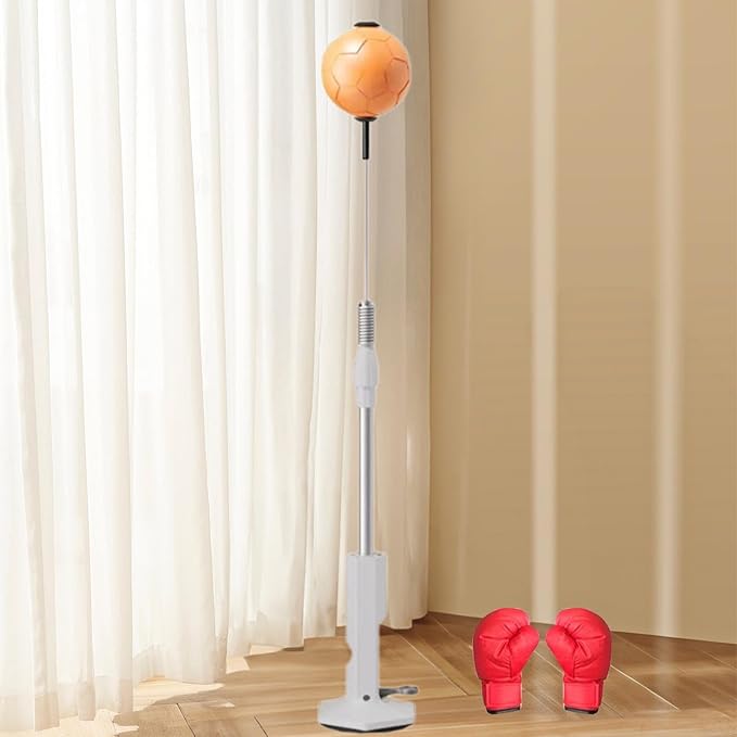Boxing Reflex Ball Boxing Reaction Ball Adjustable Height Boxing Punching Bag with Stand for Exercise Workout
