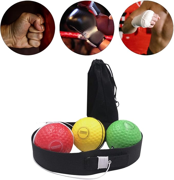 Adjustable Boxing Reflex Ball Set for Speed and
