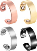 BioMag Copper Rings for Women, 99.99% Pure Copper Magnetic Rings Thumb Rings for Lymphatic Drainage, Adjustable Jewelry Gifts for Women