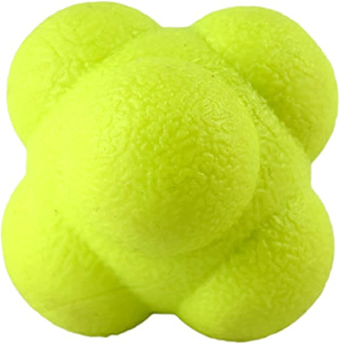 AIRLAXER Reaction Ball,Reflex Ball for Hand Eye Coordination Training,2.83 inch,Pack of 3-Blue,Yellow,Grey