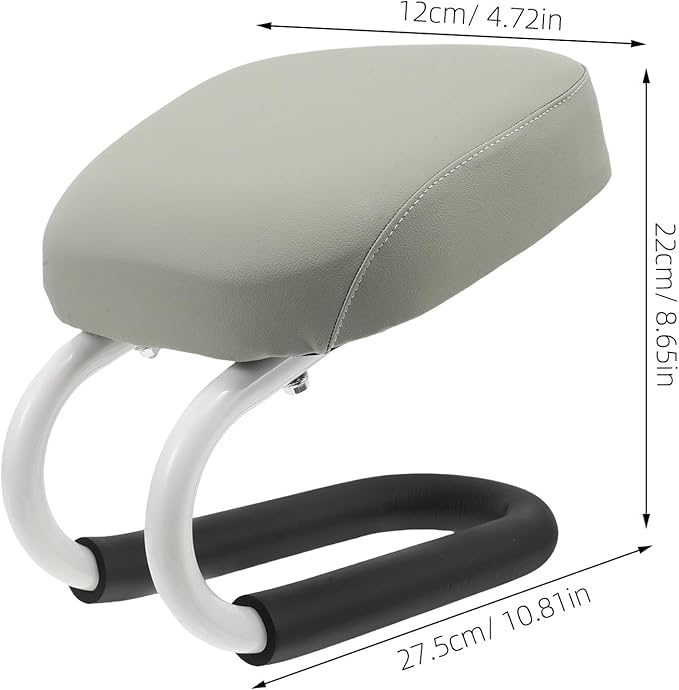 Healifty Ergonomic Meditation Bench with Non-Slip Cover, Portable Prayer Stool for Kneel Sitting, Lightweight Yoga Seat for Mindfulness and Temple Use, Size 2 Light Green