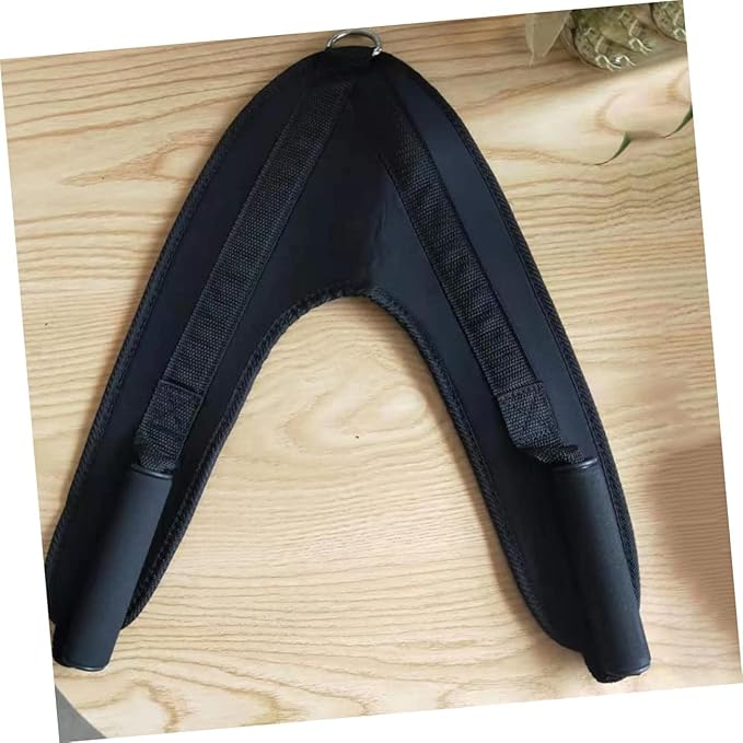 Convenient Shape Abdominal Exercise Strap Fitness Equipment Cable Machine Attachment for Core Strength Training Gym Ergonomic Handle for Comfortable Grip