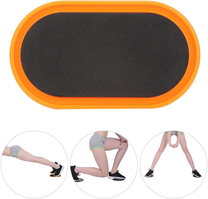 Exercise Core Sliders, Core Sliding Discs, 2 Pcs Oval Yoga Sliding Disks, for Full Body Workouts, Strengthening, and Flexibility Training, Ideal for Fitness Enthusiasts
