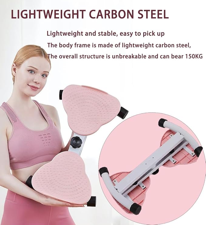 Waist Twisting Disc，ab Twister Machine，Massage Waist Twisting Board with Pull Rope，Waist Twisting Fitness Tool Standing，for Waist Twister Disk for Women Belly Fat