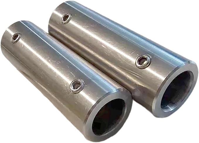 2X Power Rack Attachment Pin Adapter Sleeves,Screws Hardware Strength Training Equipment 5/8" to 1" Wrench for Studios Sports