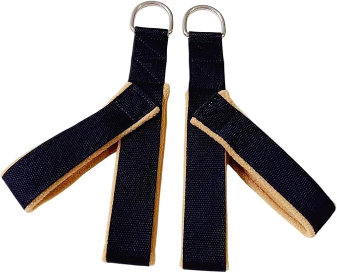 Generic 2Pcs Pilates Straps Yoga Straps Improve Flexibility Footstraps Reformer Straps Fitness Straps for Workout Exercise Beginner