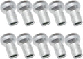 10Pcs Gym Pulley Machine Cable Ball Terminals Wire Rope Stopper Parts 5Mm 6Mm Diameter Metal Fitness Equipment Accessories Replacement For Home Gym Systems(8 * 3.5 * 13mm)