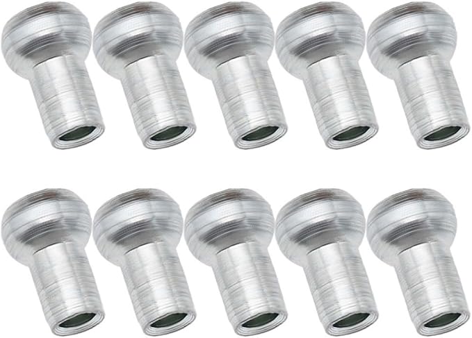 10Pcs Gym Pulley Machine Cable Ball Terminals Wire Rope Stopper Parts 5Mm 6Mm Diameter Metal Fitness Equipment Accessories Replacement For Home Gym Systems(8 * 3.5 * 13mm)