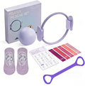 RosyWay Pilates Kit for Women-Pilates Ring and Ball Set, at Home Pilates Workout Equipment with Magic Circle,5 Resistance Bands, Ball,Elastic Bands-Beginner Valentine's