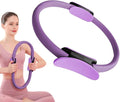 Pilates Ring Fitness Circle 14.96" Yoga Rings Magic Circle with Dual Padded Handles for Toning Arms, Thighs/Legs & Core