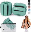 Wellrox Weighted Bangles – Adjustable Ankle and Wrist Weights for Women & Men – Set of Ankle Weights 2 lbs (1 lb Each Wrist Weight) | Weighted Arm Bands for Pilates, Yoga, Running & Walking