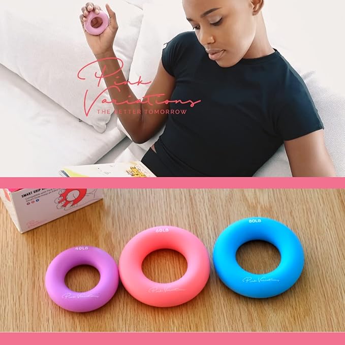 Smart Exercise Rings - Hoop Extra Weight - Hand Exerciser - Pilates Ring - Grip Strength Trainer - Compatible with Smart Weighted Hoop - Ideal for Fitness, Rehabilitation, Yoga