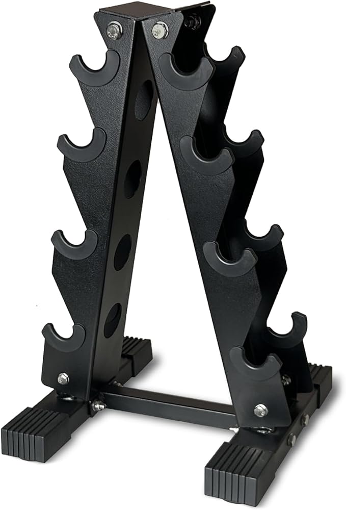 Dumbbell Rack, A-Frame Home Gym Weight Storage Rack, Heavy Duty Dumbbell Stand for Strength Training Workout