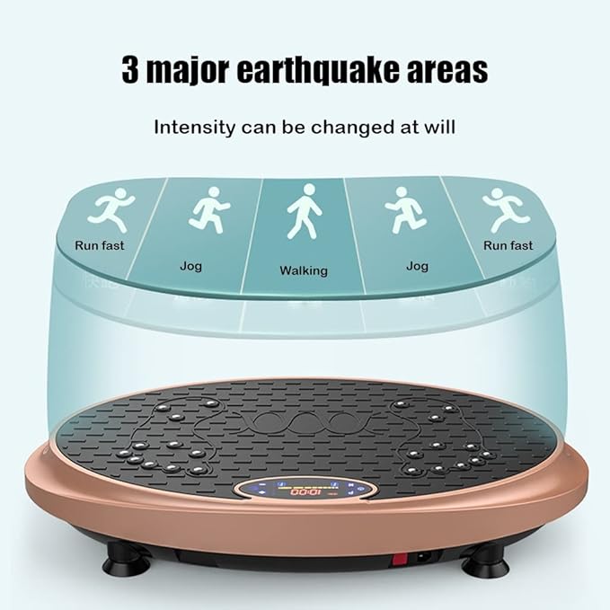 Fitness Vibration Plate Exercise Equipment Whole Body Shape Exercise Machine Vibration Platform Fit Massage Workout Trainer