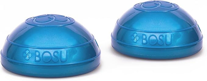 BOSU 6.5 Inch Balance Pods, Stability and Balance Exercise Workout Equipment for Home Gym, Core Training, Physical Therapy and Fitness, 2 Pack