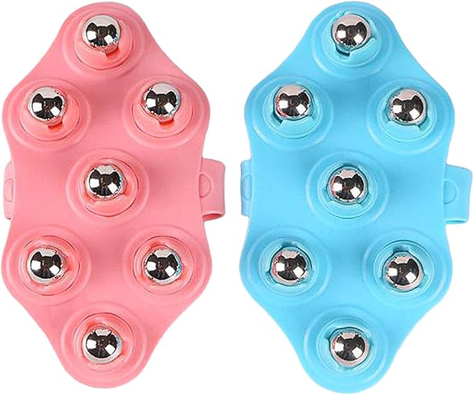 misppro Handheld Body Roller for Cellulite Treatment and Magnetic Therapy Massage Tool- Magnetic
