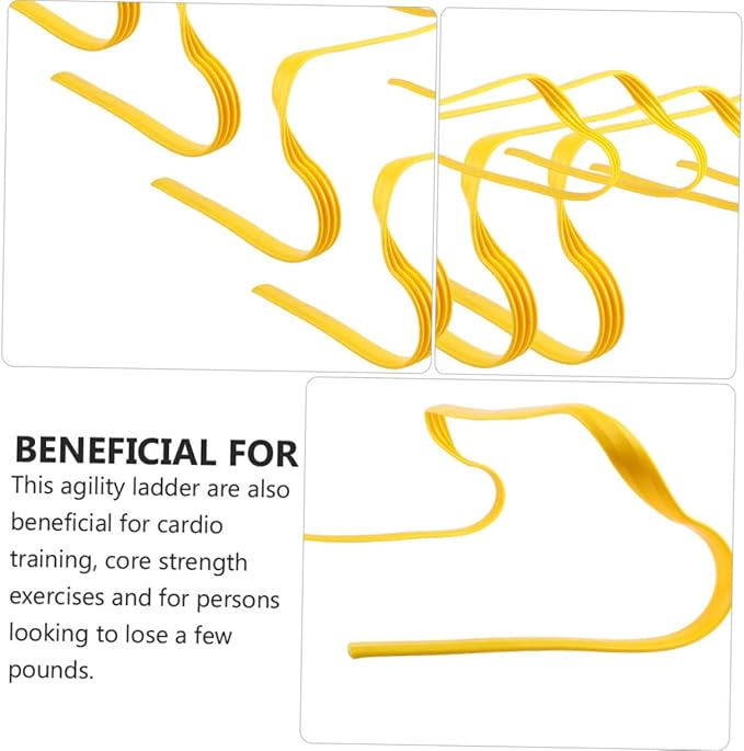 4Pcs Agility Hurdles for Outdoor Training Durable Pe Speed Training Equipment for Adults Jumping Flexibility and Coordination for Soccer Fitness Workouts