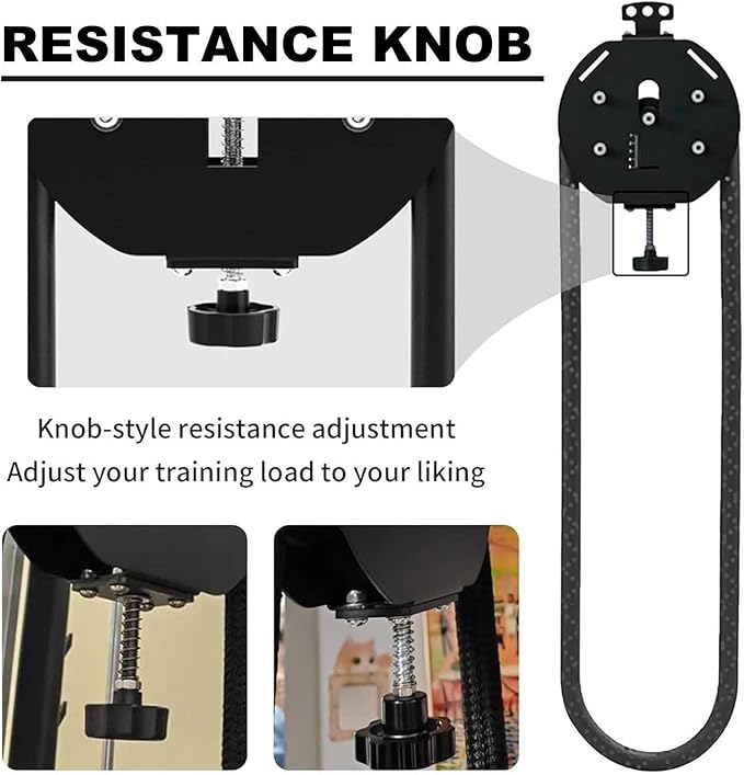 Endless Rope Training Machine, Compact Suspension Rope Climbing Machine, Adjustable Resistance Pulley System, Suitable for Muscle Endurance, Upper Body Training and Aerobic Training.