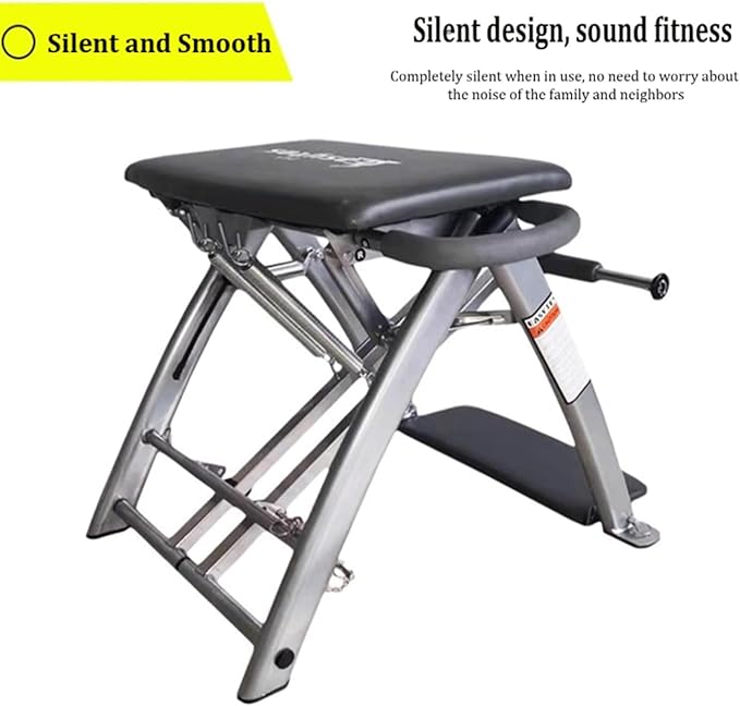 Pilates Chair, Three Resistance Levels, Foldable and Multifunctional Pilates Equipment, Suitable for Home and Gym Workouts.