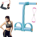 Multifunction Pedal Resistance Band,Fitness Resistance Bands,Fashion Puller Exercise,8 Tube Pedal Resistance Device,for Training,Tummy,Waist, Arm,Leg Slimming,Home Gym Exercise Equipm
