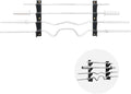 Olympic Wall Mounted Barbell Storage Rack Holder Stand Hanger for Olympic Barbell, Curl bar,Home, Commercial, Garage Gym (4 bars)
