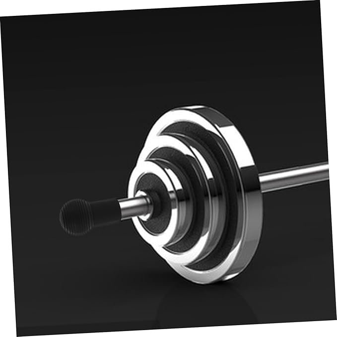 KESYOO Barbell Attachment Set for Gym Equipment Non-Slip Grip Heavy-Duty Steel Core Strength Training Compatible Standard Bars for Squats and Rows