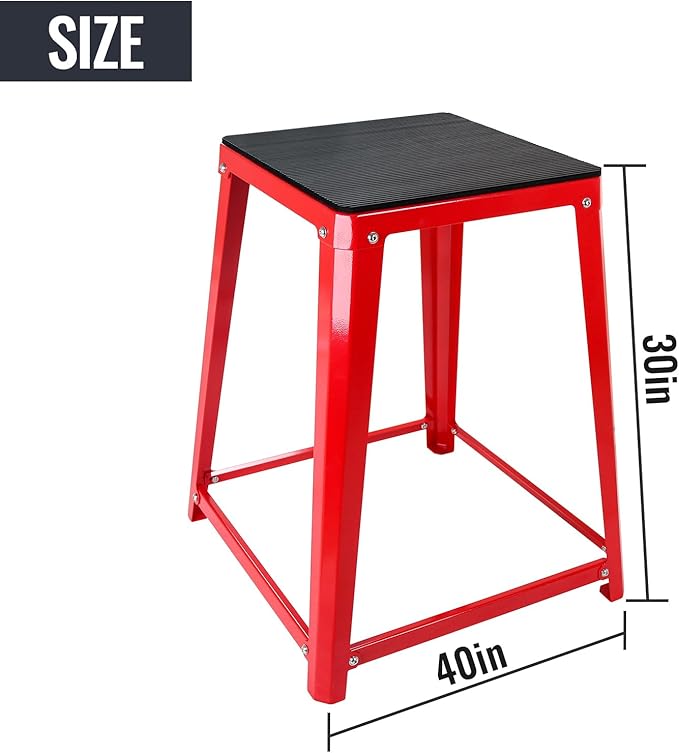 Plyometric Platform Box, 12/18/20/24 Inch Fitness Exercise Jump Box Step For Fitting, Plyometric Box Jumping Exercise Training