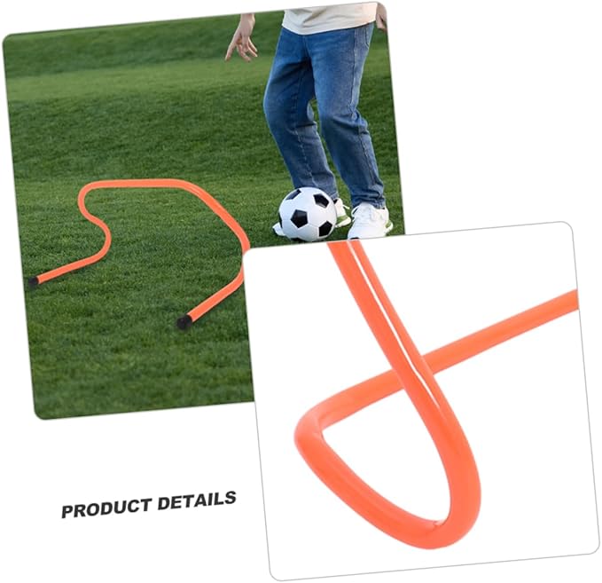 4pcs Sports Agility Hurdles Plastic Training Equipment for Speed and Coordination Drills for Boys and Girls and Athletes Height for Soccer Practice and Fitness Training