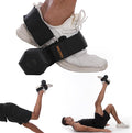 Monkey Foot Dumbbell Attachment for Glute Kickback Women's Leg Exercise Workouts at Home Adjustable Ankle Gym Strap Foot Weights Lifting Attachments Equipment for Men Hamstring Curls