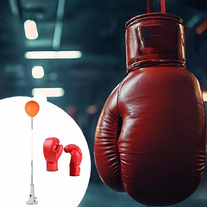Boxing Reaction Ball Boxing Gear Improve Hand Eye Coordination, Punching Ball Boxing Speed Ball for Home Gym, Fitness, MMA