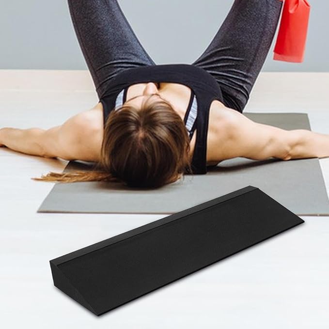 DYNWAVE Foam Wedge Block Squat Wedge Block Weightlifting Squat Boards Muscle Building Heel Elevated Slant Boards Calf Stretcher