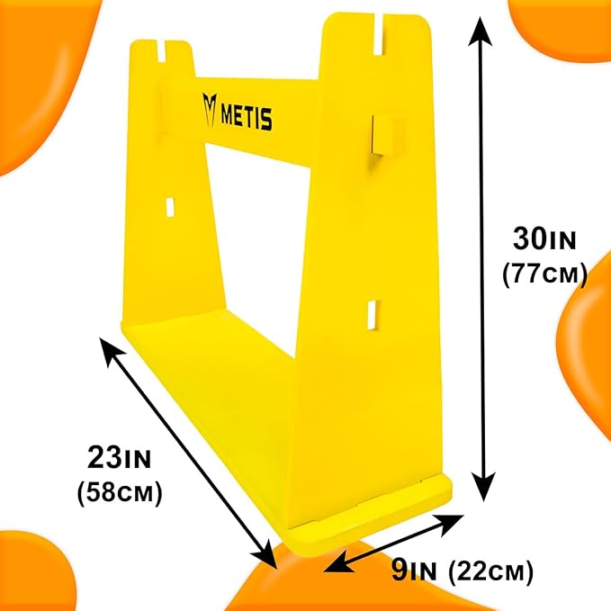 FORZA METIS Junior Foam Hurdles [Set of 4] – Adjustable Speed Training Hurdles for Young Athletes – Choice of 4 Vibrant Colors
