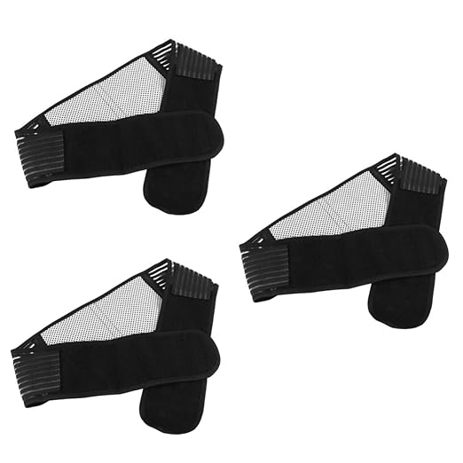 Mobestech 3pcs Self-heating Magnetic Therapy Belt Hernia Belt for Women Lumbar Support Sacroiliac Tourmaline Magnets