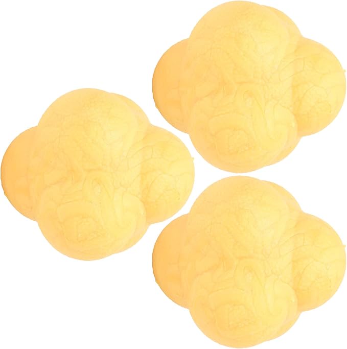 Alomejor 3Pcs Bounce Reaction Balls Training Balls Hex Reaction for Coordination Sports Training with Durable TPR Material