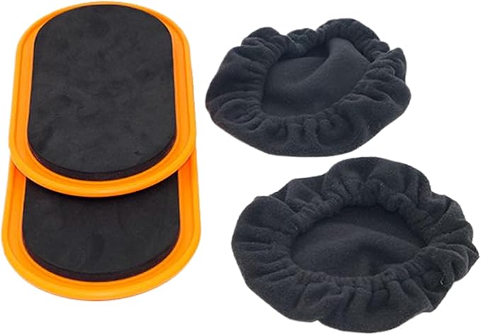 Core Sliders - 9.25 * 5.31inch Oval Shape Workout Sliding Equipment | Exercise Sliders Discs | Yoga Fitness Training Gliding Equipment | for Women Men Home Bedroom Floor Gym Indoor Daily Routine