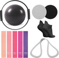 13 PCS Pilates Equipment Kit for Women,Pilates Ring and Ball Set with Resistance Bands,Core Sliders, Socks, Bag & Guide for Starter Home Workout Fitness Gym Essentials