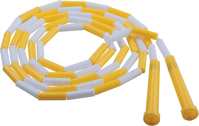 Champion Sports Plastic Segmented Jump Ropes – 7 to 16 ft Lengths – Fun, Durable Ropes for All Ages, Available in Multiple Color Options, Great for Cardiovascular Fitness & Rhythm