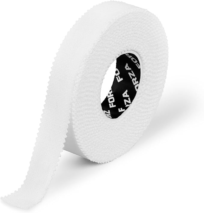 FORZA Premium Zinc Oxide Athletic Tape – 100% Cotton, Sweat & Water Resistant – Multipack Options – Support Tape for Sports, Rehabilitation & Joint Stability