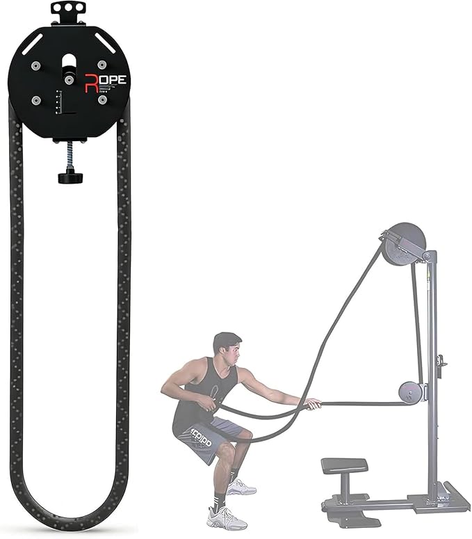 Rope Machine for Full Body Workout - Endless Rope Trainer with Smooth Pulley Action, Up to 20kg Resistance. Build Strength, Stamina, and Coordination Anywhere