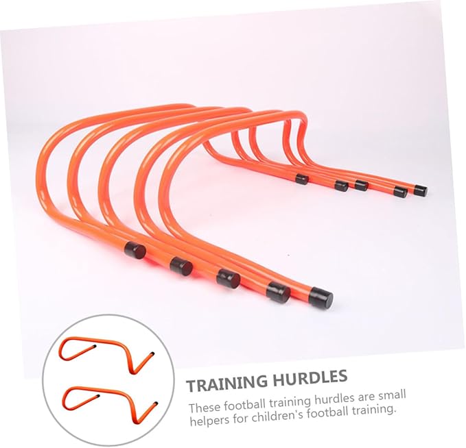 Didiseaon 2pcs Plastic Agility Hurdles 15cm Wear-Resistant Speed Hurdles Training Equipment for Football Running Track Sports