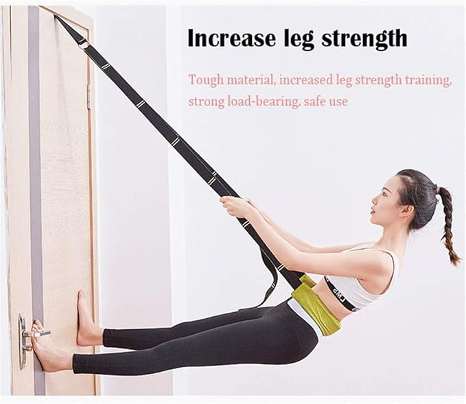 Waist Back Bend Assist Trainer-Door Flexibility Tensile Multifunction Yoga Stretching Leg, Ligament Back Posture Corrector Workout, for Pilates, Dance, Yoga, Gymnastics, Cheerleading, Splits