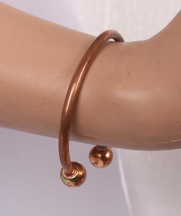 Touchstone copper bracelets | gift for men women |adjustable 100% pure solid real magnetic jewelry | handmade bracelet set combo | rope braided tibetan bangles.