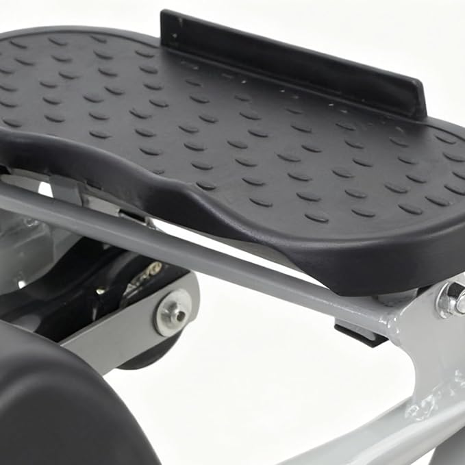 Rock Stepper, Stepper Machine with Resistance Bands, Side to Side, Lateral Rocking Fitness Exercise Equipment, LCD Monitor, Work Out at Home, for Full Body