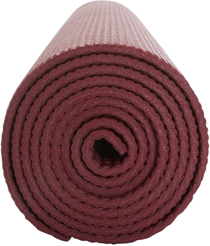 Everyday Yoga Deluxe Mat, Spacious 72"x24" Non-Slip Yoga Mat for Comfortable Home Workouts, 3-5mm Extra Thick
